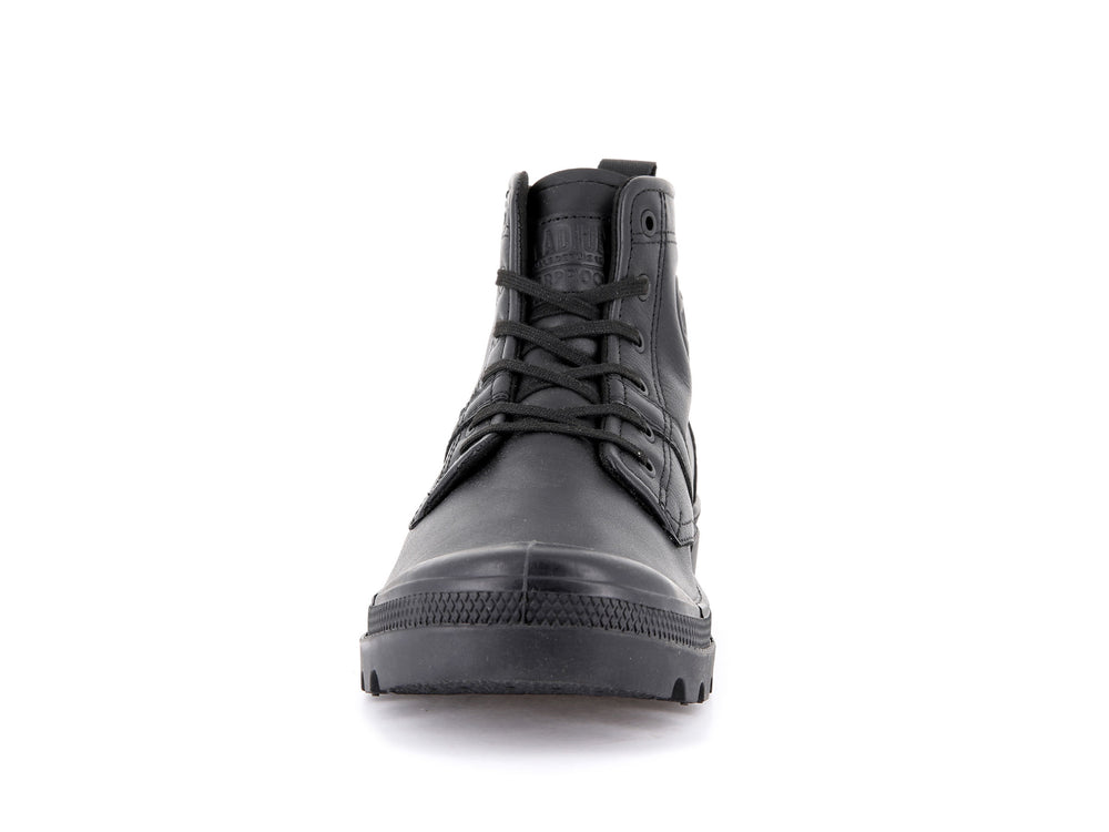 Botas Palladium PALLABROUSSE HI WATERPROOF Mujer Negras | Costa Rica-08156